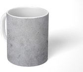 Mok - Muur - Wit - Grijs - 350 ML - Beker