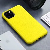 Mobiq - Flexibel Eco Hoesje iPhone 11 Pro Max - geel