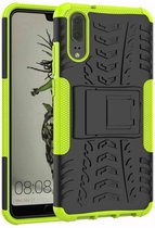 Schokbestendige Back Cover - Huawei P20 Lite - Groen