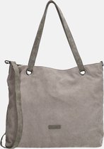 Enrico Benetti Corduroy Ribstof Shopper/Schoudertas Loïs Mid Grijs