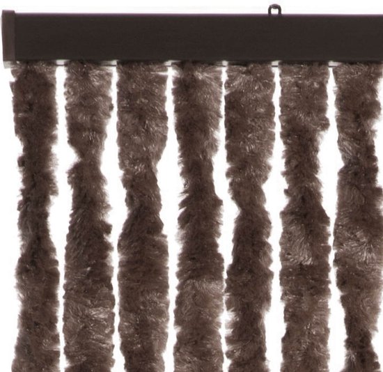 2LIF Martinique Bruin Vliegengordijn deur - 90 x 210 cm — afbeelding 2
