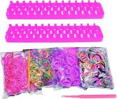 loombands Fun Loom 2000-delig felroze