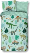 dekbedovertrek junior 100 x 135 cm katoen groen