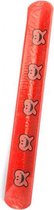 klaparmband tandjes junior 22 cm rood