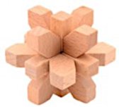 puzzel hersenkraker 4,5 cm hout blank (I)