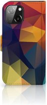Leuk Hoesje geschikt voor iPhone 13 Mini Smartphone Cover Polygon Color