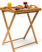 Mica Decorations bijzettafel bamboe tropical 47x47x37cm lichtbruin kopen? - tuincentrum