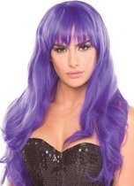 Burlesque Pruik - Paars - Sexy Lingerie & Kleding - Accessoires - Dames Lingerie - Pruiken