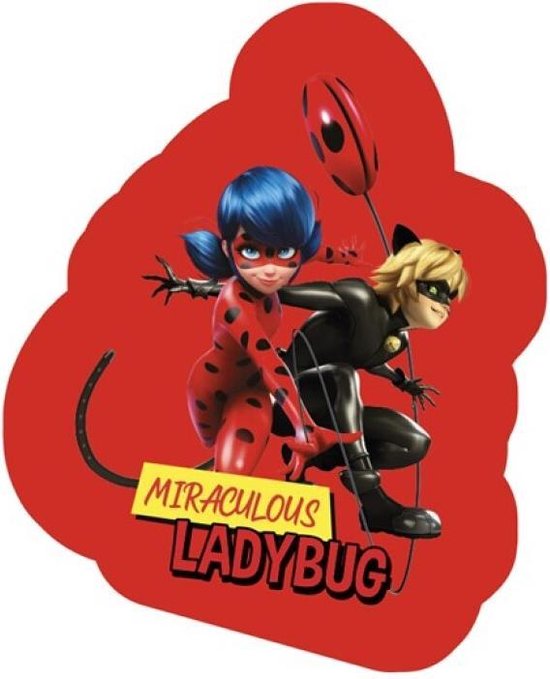 Velours en forme de coussin de Miraculous Ladybug