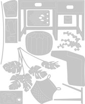 Sizzix Thinlits Snijmal - Stedelijke Interieurs - 14 stuks