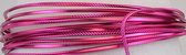 Vaessen Creative Aluminium Draad - Triangle embossed - 2,8mm - 5m - Sterk roze