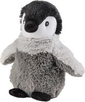 warmteknuffel pingu√Øn 19 cm grijs