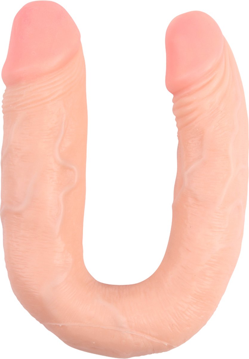Goedkoopste Dubbele dildo Overlap 02 - beige