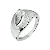 The Jewelry Collection Ring Gescratcht - Zilver