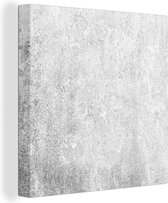 Toile Peinture Béton - Grijs - Mur - 90x90 cm - Décoration murale