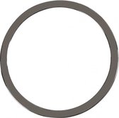 sieradenhangers Cirkel 30 x 30 mm 2 stuks grijs
