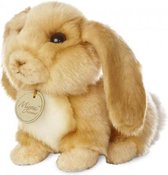 knuffel Mini Yoni hangoor konijn bruin 20 cm