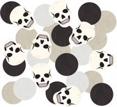 Amscan Confetti Skulls Papier 14 Gram Zwart/wit/beige/grijs