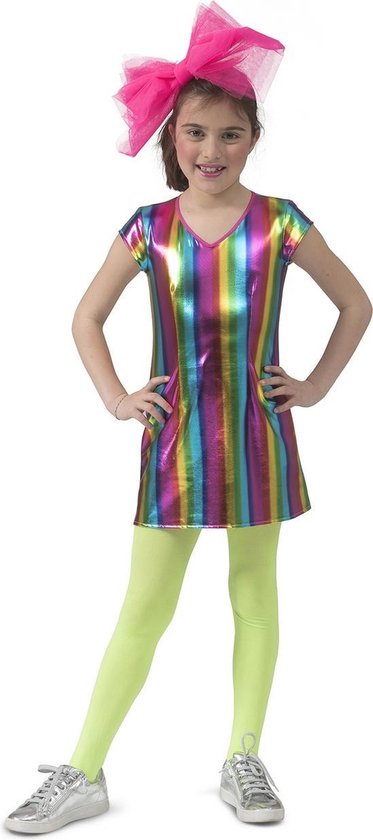 Kostuum | Regenboog Rany | Meisjes| Maat 140 | Verkleedkleding