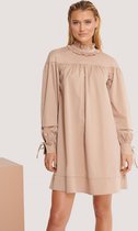 NA-KD x Manon Tilstra Mini Jurk Beige - XL