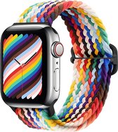 YONO Gevlochten Nylon Stretch Bandje geschikt voor Apple Watch - 42 / 44 / 45 / 49 mm - Multicolour