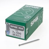 SPAX-Ra 1031010751005 Kozijnschroef, Cilinderkop, 7.5 x 100, Voldraad, T-STAR plus T30 - WIROX - 100 stuks
