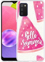 Hoesje Geschikt voor Samsung Galaxy A03s Summer Melon