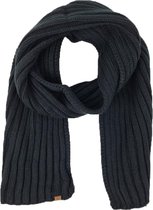 Lange Sjaal BASTIAAN - Zwart - Heren - Acryl - Vaderdag Cadeau - Voor hem - Papa - papadag