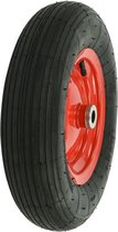 Proplus Kruiwagenwiel Rubber/staal 16 Inch Zwart/rood