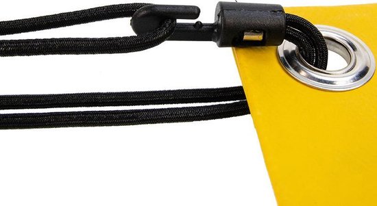 Afdekzeilwinkel - Spanner kunststof haak 20cm elastiek zwart — afbeelding 5