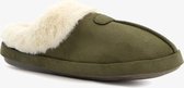 Thu!s dames pantoffels - Groen - Maat 38 - Sloffen