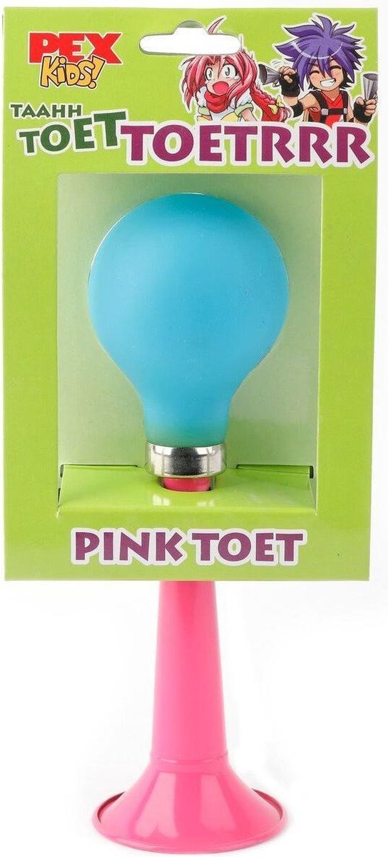 PexKids Claxon/balhoorn recht roze op kaart