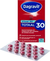 2x Dagravit Totaal 30 Vitaal 50+ 100 tabletten