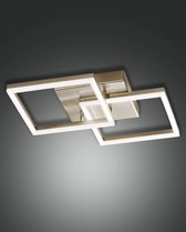 BARD Plafondlamp LED 1x39W/3510lm Dubbel vierkant klein Goud