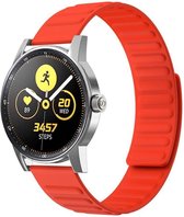 Universeel Smartwatch 20MM Bandje Siliconen met Magneetsluiting Oranje