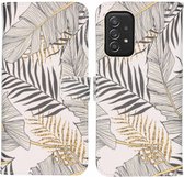 iMoshion Design Softcase Book Case Samsung Galaxy A52(s) (5G/4G) hoesje - Glamour Botanic