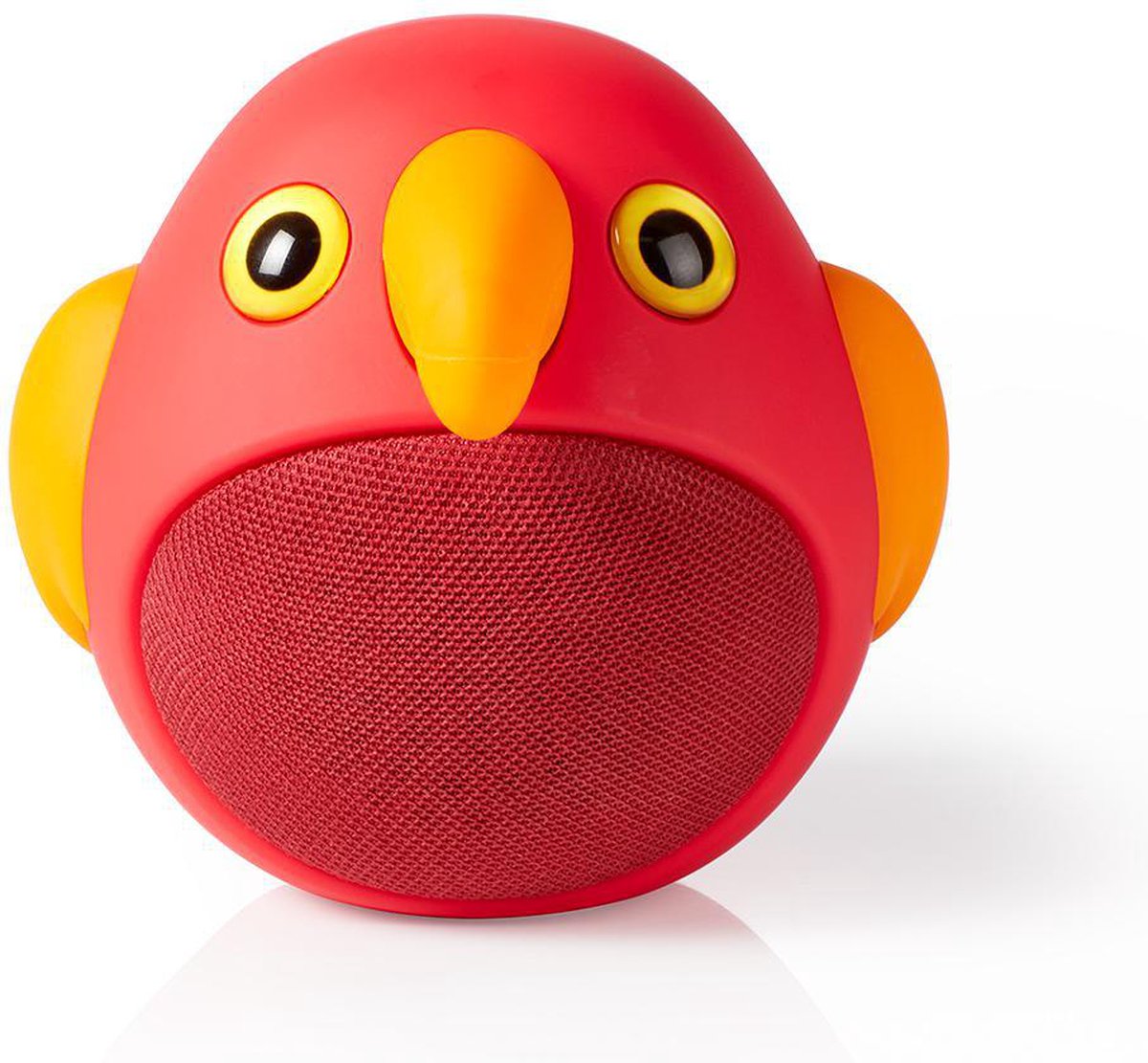 Nedis Bluetooth®-Speaker | Maximale batterijduur: 3 hrs | Handheld Ontwerp | 9 W | Mono | Ingebouwde microfoon | Koppelbaar | Animaticks Perry Parrot | Rood