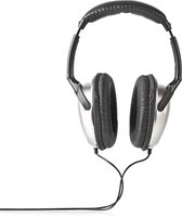 Nedis HPWD1201BK Over-ear Koptelefoon Bedraad 6,00 M Zilver/zwart