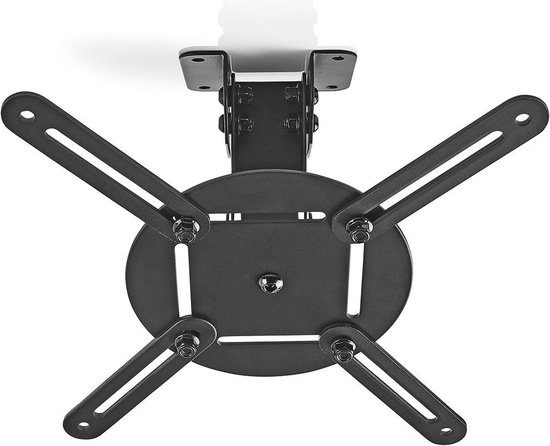 Nedis Projectorbeugel - Full Motion - 10 kg - Draaibaar - Kantelbaar - Staal - Zwart