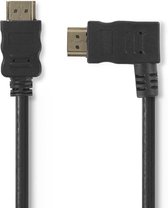 Nedis High Speed ​​HDMI-Kabel met Ethernet - HDMI Connector - HDMI Connector - 4K@30Hz - 10.2 Gbps - 1.50 m - Rond - PVC - Zwart - Blister