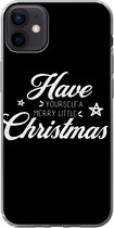 Geschikt voor iPhone 12 mini hoesje - Have yourself a merry little Christmas - Kerst - Quotes - Spreuken - Siliconen Telefoonhoesje