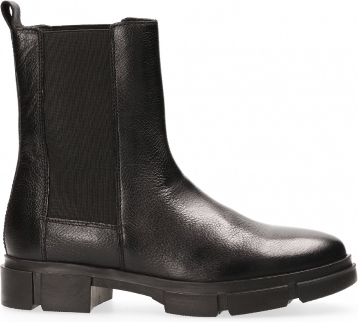 Van Dalen - Hoge chelsea boot leer - Black - 38