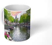 Mok - Amsterdam - Zomer - Bloembakken - 350 ML - Beker