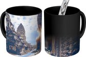 Magische Mok - Foto op Warmte Mok - Zonsopgang boven Angkor Wat - 350 ML