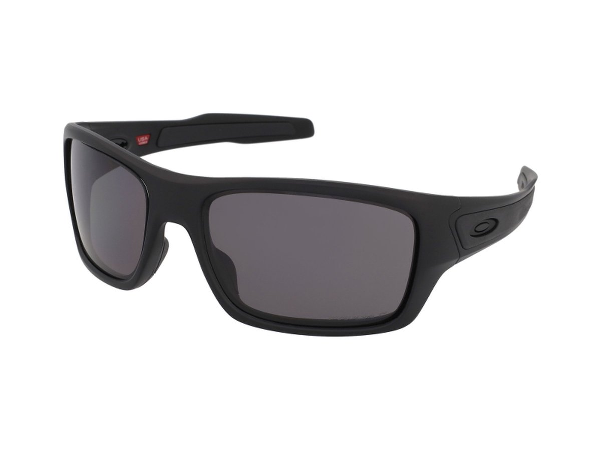 Oakley Turbine Matte Black/ Prizm Grey Polarized - OO9263-62
