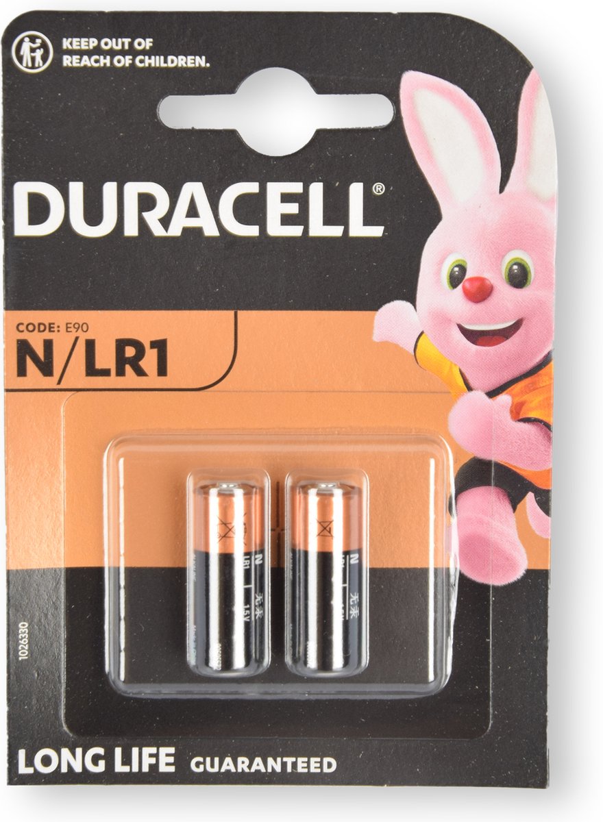 Duracell 23A Alkaline Batterijen - Pack van 2 stuks | 1.5V – MN9100 – LR1/N | Voor Elektronica en Meer