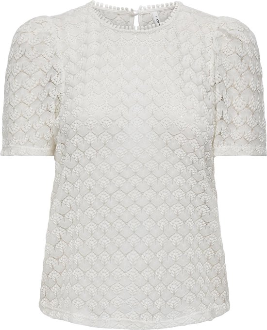 ONLY ONLLEA S/S RUFFLES TOP JRS NOOS Dames Top - Maat XS