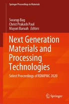 Springer Proceedings in Materials 9 - Next Generation Materials and Processing Technologies