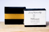 Millionair - Mannen geur -Zeep - geen conservering toegevoegd  - Handgemaakt - dierproef vrij - Palmolievrij