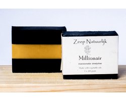 Millionair - Mannen geur -Zeep - geen conservering toegevoegd  - Handgemaakt - dierproef vrij - Palmolievrij